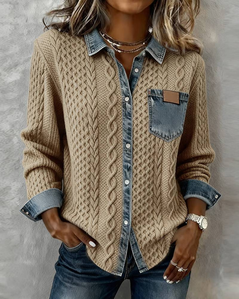 2025 Independent Station Summer Women's Plaid Print Long Sleeve Shirt