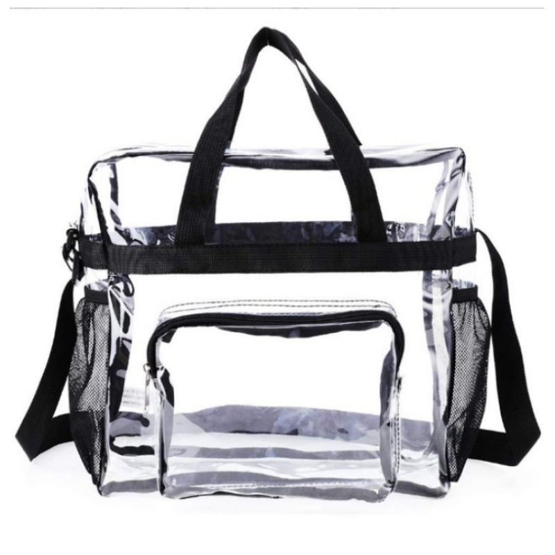 New Large Capacity Transparent Bag Handbag Travel Bag Cold-proof PVC Toiletry Bag
