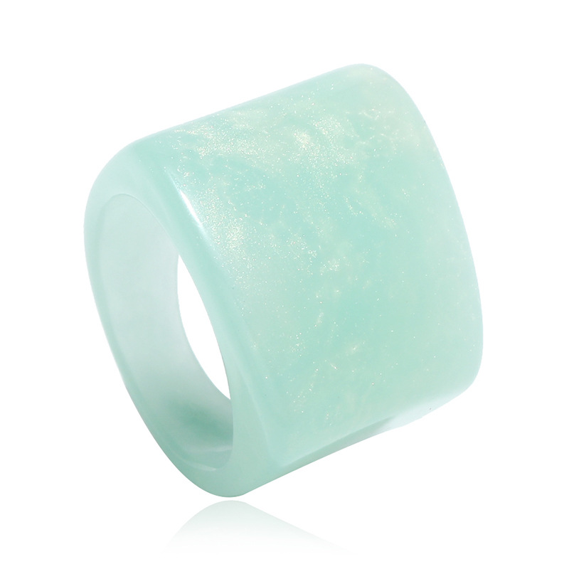 Resin index finger ring simple acrylic ring