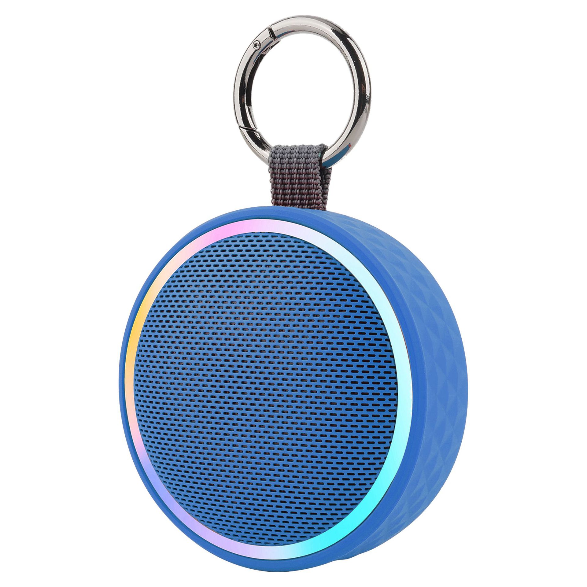 Private Mold Outdoor Waterproof Speaker Cool Light Plug-in Card Clip Portable Bluetooth Small Speaker