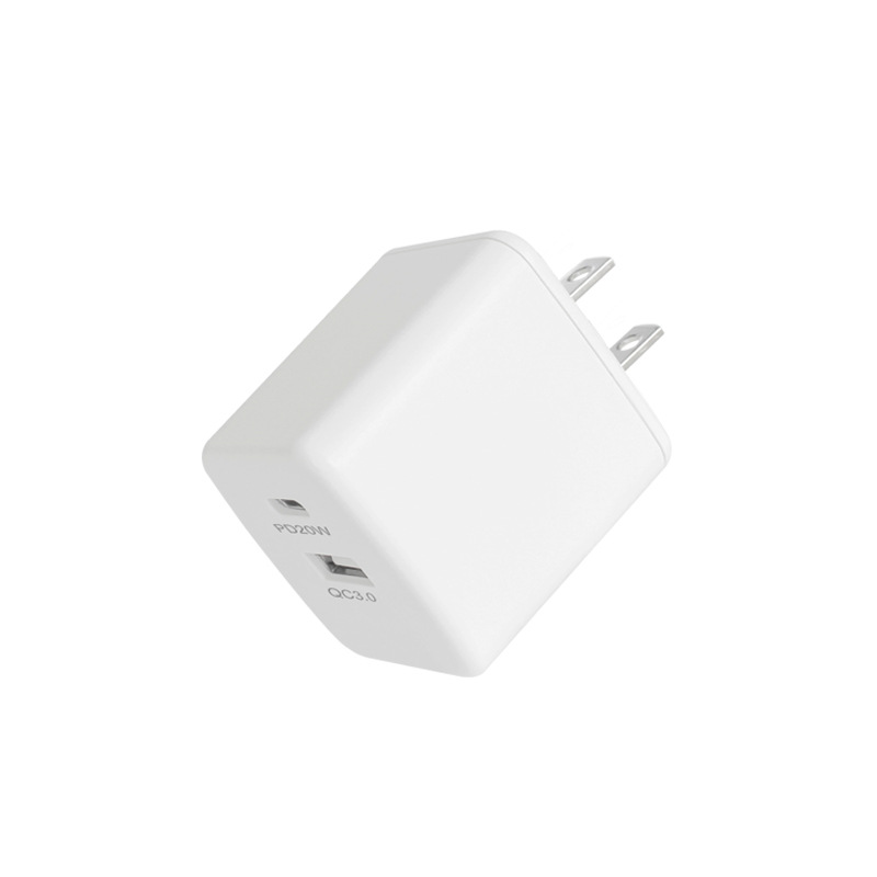 Japanese 20W dual-port PD fast charging head Type-C fully certified PSE UL CE UKCA SAA phone charger