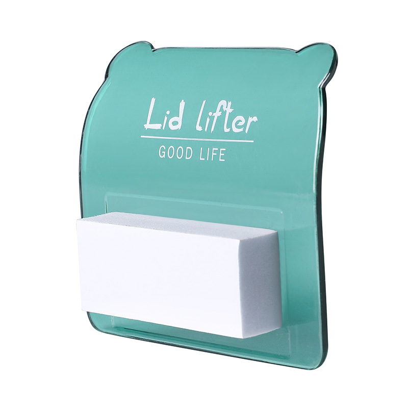 Toilet seat lifter, sanitary non-dirty hand toilet seat, adhesive lift handle, household portable flip lid
