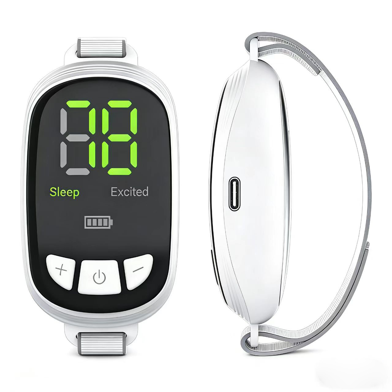 Microcurrent smart sleep device handheld stress relief sleep aid device low frequency pulse device anxiety insomnia physiotherapy device