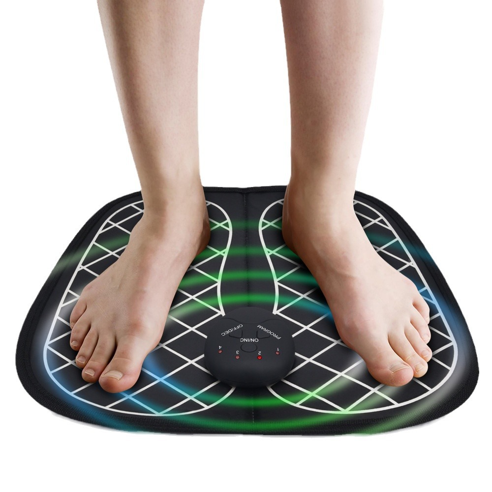 Foot therapy machine foot massager EMS meridian health physiotherapy device acupoint acupuncture foot massage pad