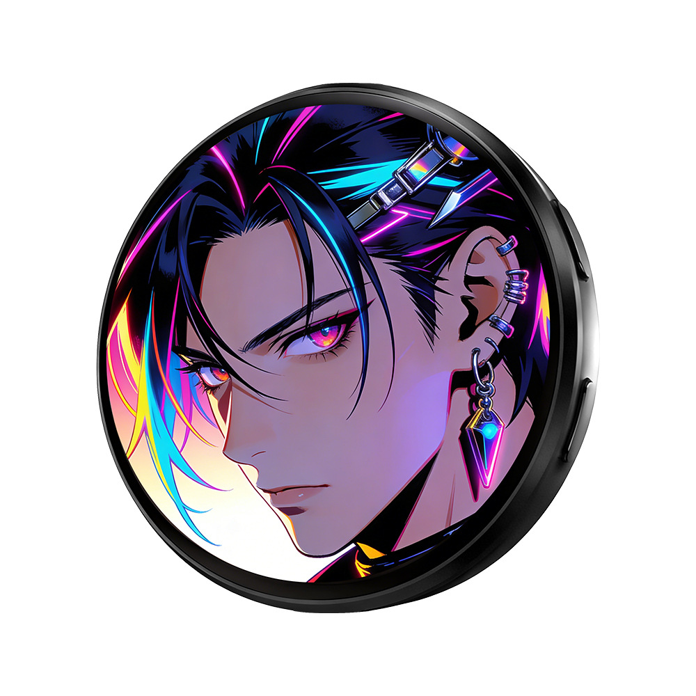 Electronic badge pin anime peripheral tin badge anime secondary yuan peripheral electronic smart