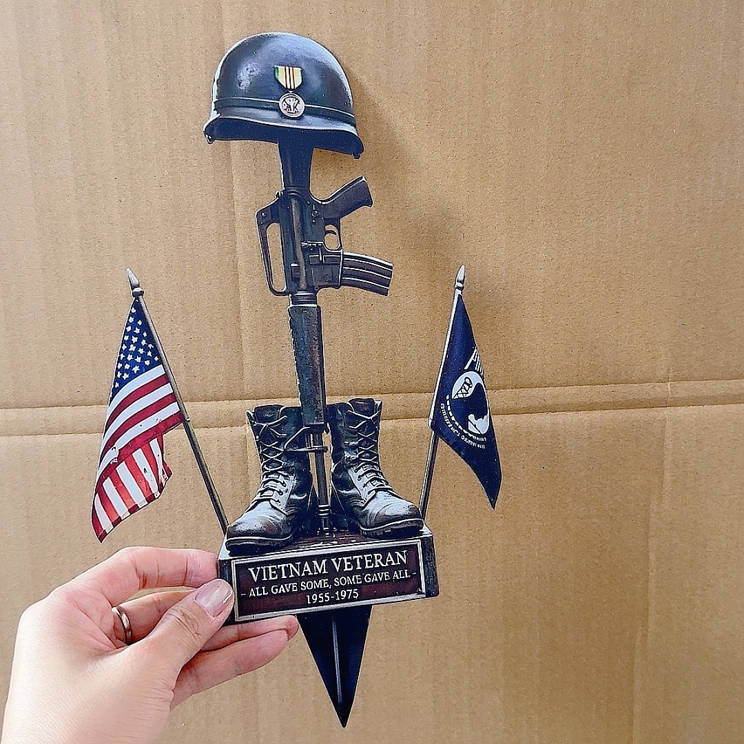 New Battle Field Cross Memorial Sculpture