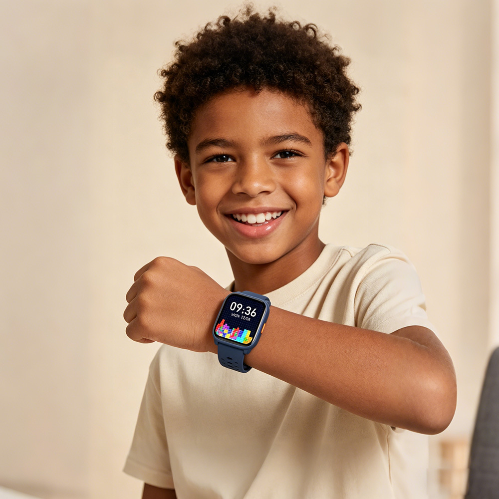 Zongxin W98L Children's Smart Watch Sports Step Monitoring Boys and Girls Primary School Students Youth Educational Game Watch