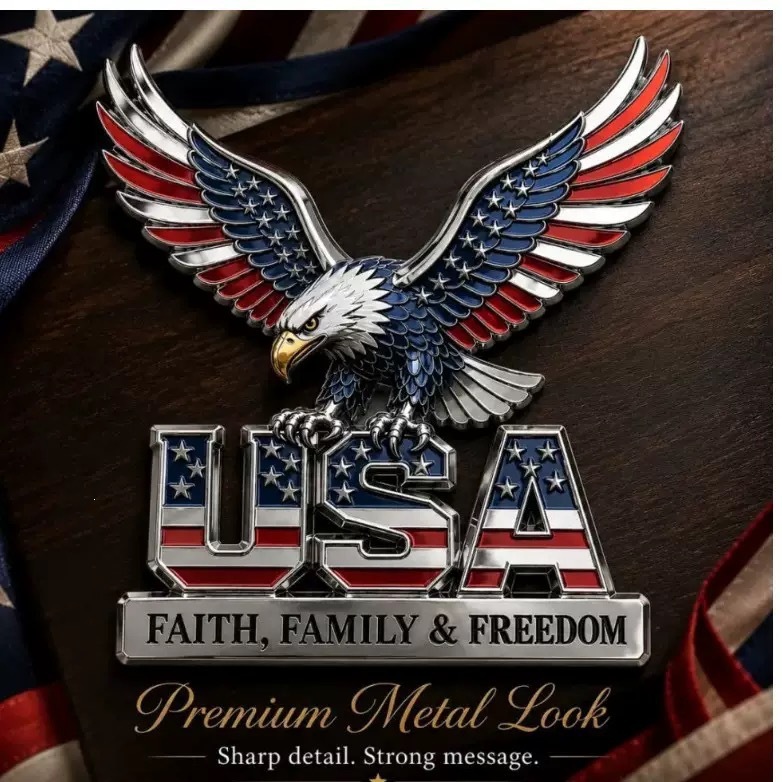 New USA Eagle Brand - Commemorative Metal Sign - 250th Anniversary Gift Garden Decoration