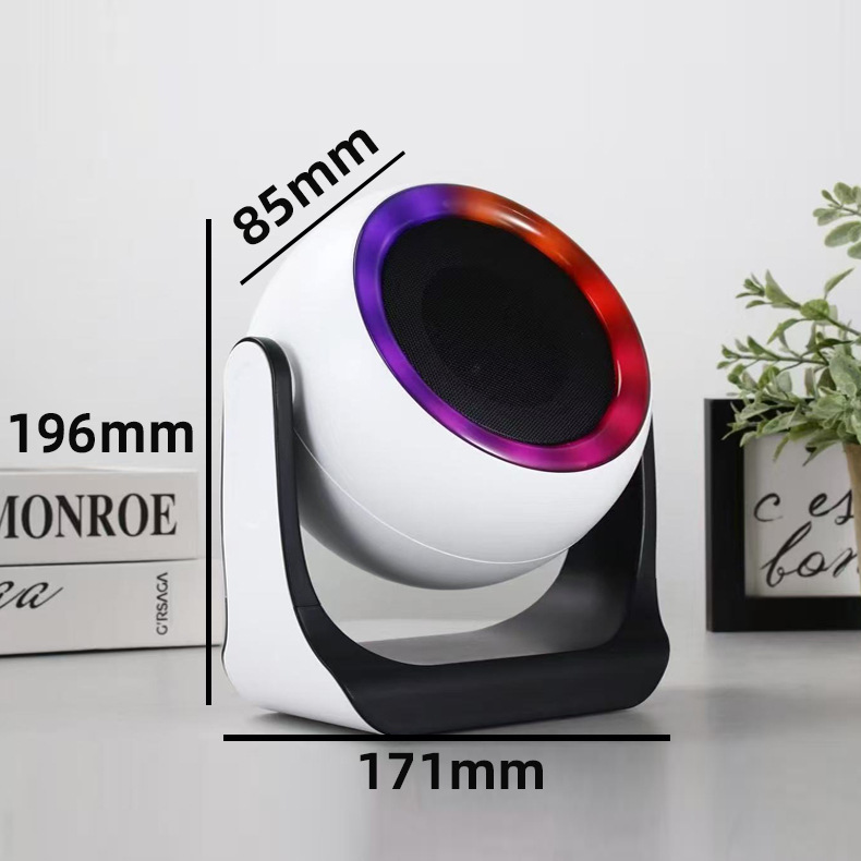 Wireless Bluetooth Speaker Small Steel Cannon Outdoor Home High Power Bass Wall-mounted Commercial Small Desktop Speaker