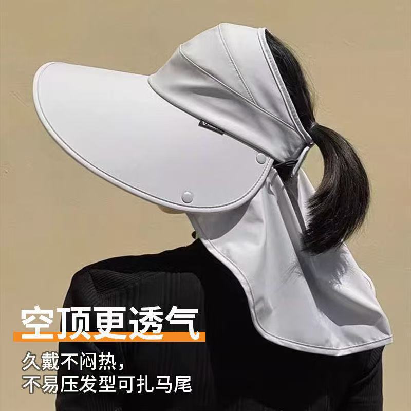 护颈大帽檐-灰色