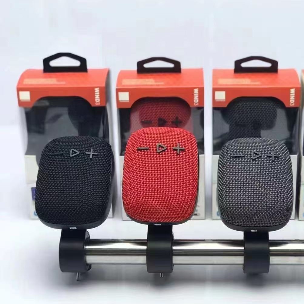 WIND3 Bluetooth Speaker Outdoor Wireless Riding with Fixed Portable Mini Small Speaker