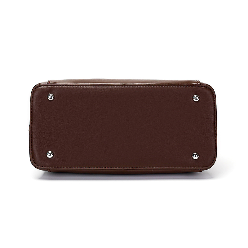 Textured Handbag Women's 2026 New Commuter Women's Bag Middle-aged Lady Mother Bag Large Bag Bags