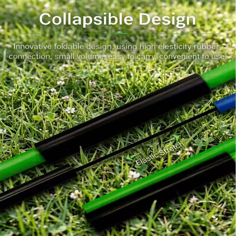 Custom golf direction rod indicator rod training aid practice rod foldable marker training correction practice rod