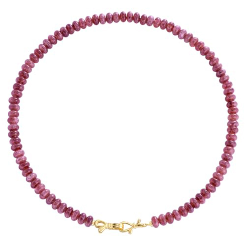 New 5*8 abacus beads multi-color natural stone bead necklace, turquoise agate unisex bracelet neck chain