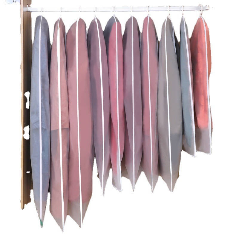 PEVA Dust Cover, Clothes Protector, Storage Suit Hanging Bag for Suits, Frosted Dustproof Cover