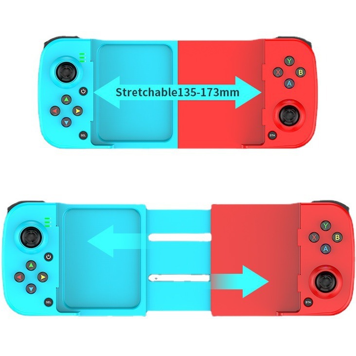 D3 mobile Bluetooth wireless game controller mobile game stretch controller V3 direct connect Android iOS MFI controller