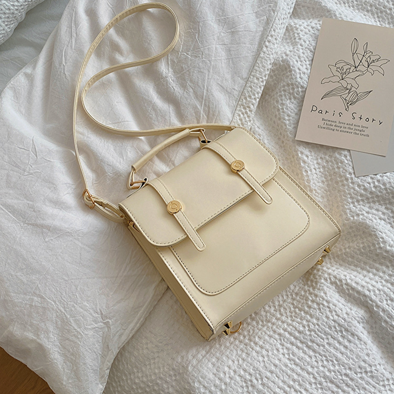 Commuting texture simple solid color women casual bag 2026 autumn winter new single shoulder bag backpack