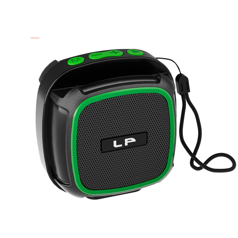 LP-V104 New Bluetooth Speaker Bass Desktop Portable Phone Stand Mini Wireless Card Audio