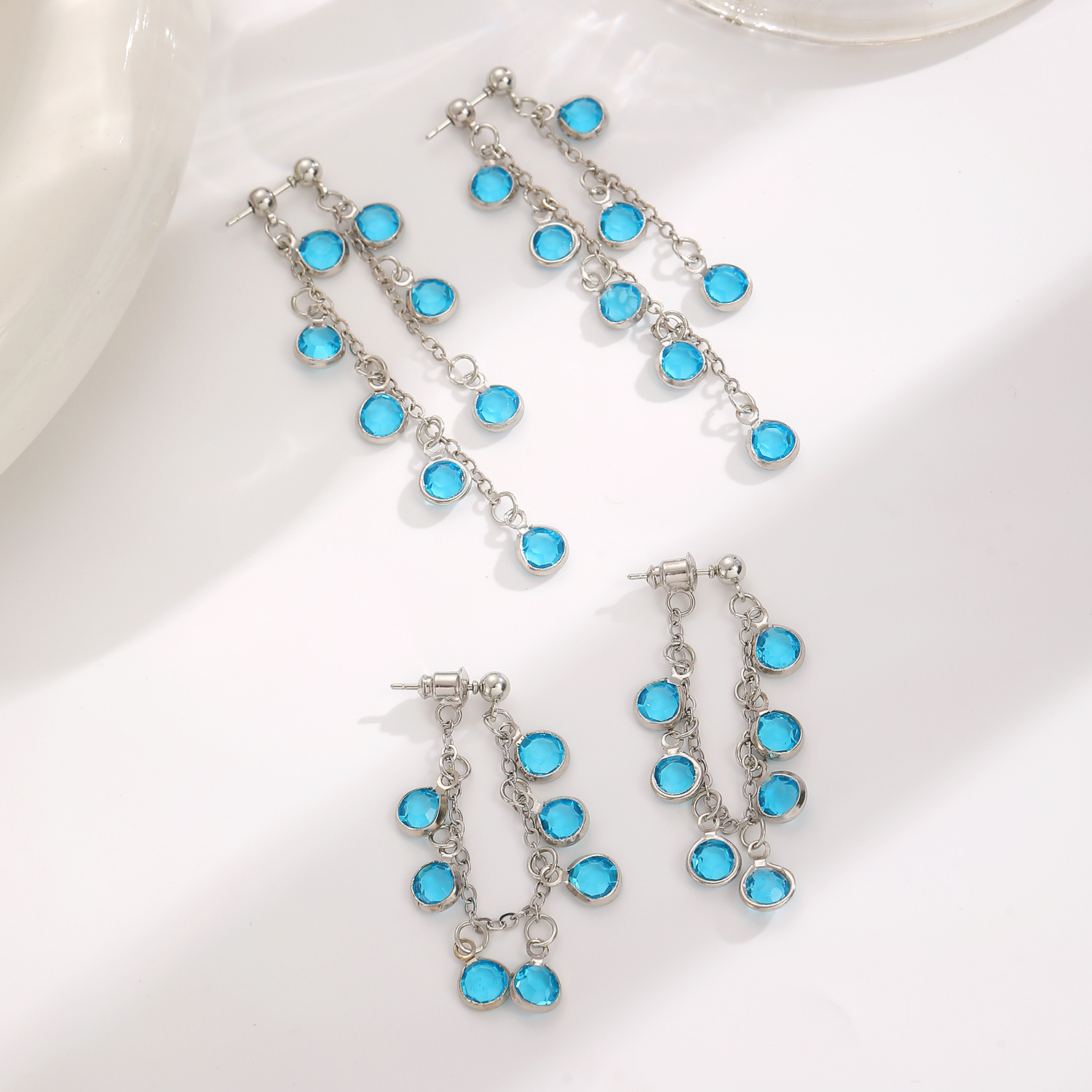 Summer Flower Earrings Women Dopamine Vacation Style Exaggerated Starfish Stud Earrings Handwoven Raffia Earrings Women