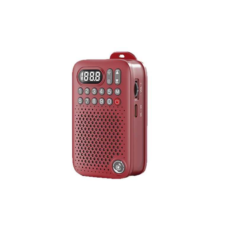 D-22 elderly radio portable player card Bluetooth speaker recording small vendor shouting machine outdoor