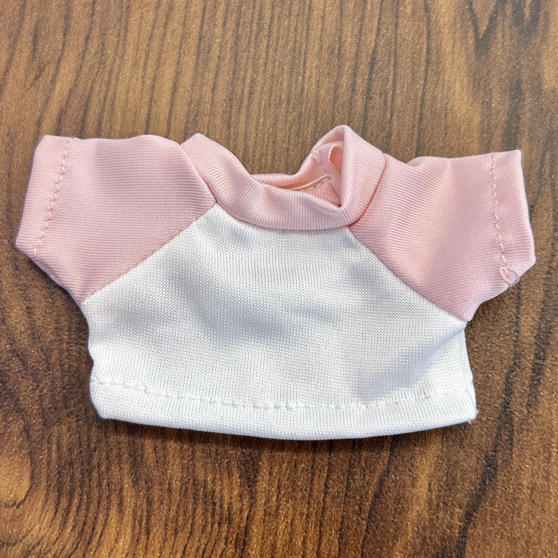 10cm cotton doll color block short sleeve T-shirt doll clothing 15cm ShellieMay kt Wallace and Gromit replaceable clothing wholesale