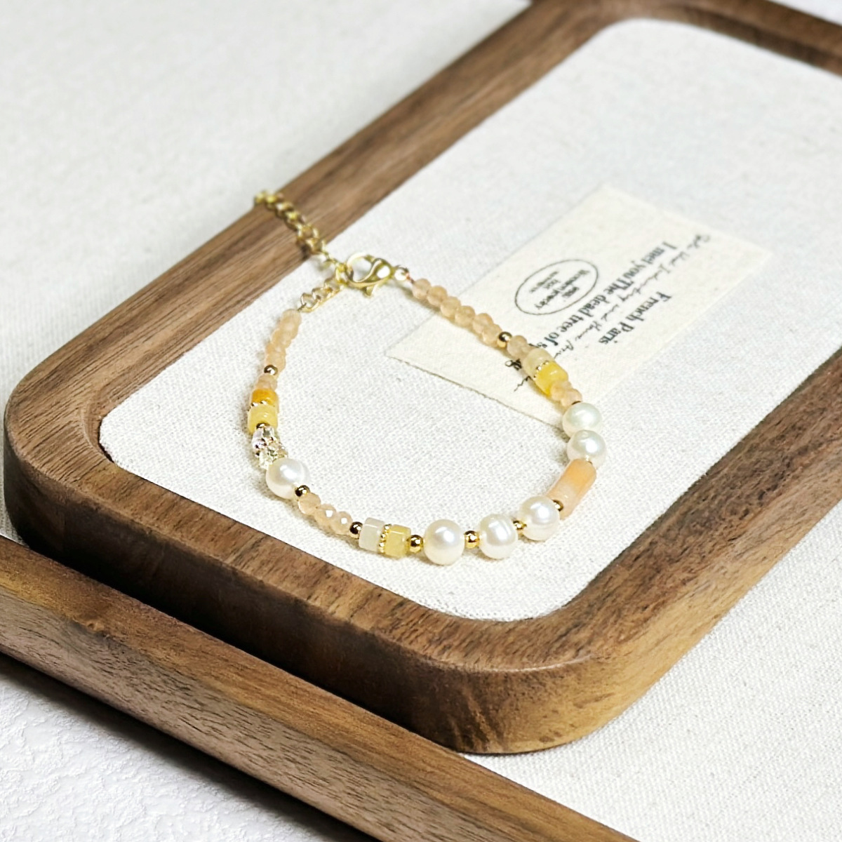 Freshwater Pearl Bracelet Crystal Natural Stone Beaded Bracelet Lapis Lazuli Pink Rose Pearl Bracelet Women