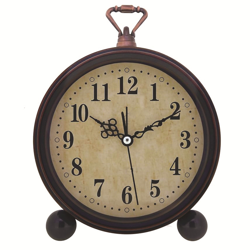 5.5-Inch Metal Silent Large Alarm Clock Desk Clock Children Student Desktop Large Alarm Clock