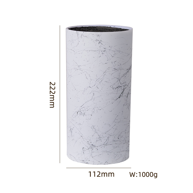 Plastic knife holder, household storage knife rack, kitchen supplies, cylindrical knife holder