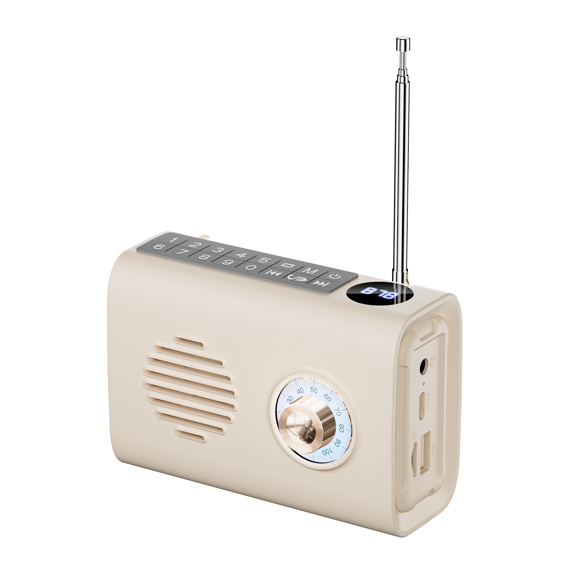 New P36 Outdoor Solar Bluetooth Speaker Radio Card U Disk Portable Multicolor Diaphragm Color Light Speaker