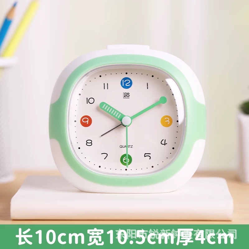Dopamine color plastic alarm clock simple modern alarm clock children student special wake-up clock