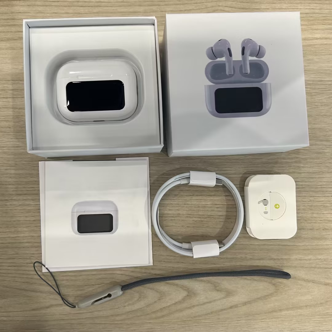 Huaqiangbei Fifth Generation A9Pro Bluetooth Earphones Display Screen Battery Life ANC Noise Reduction Wireless In-Ear High Sound Quality