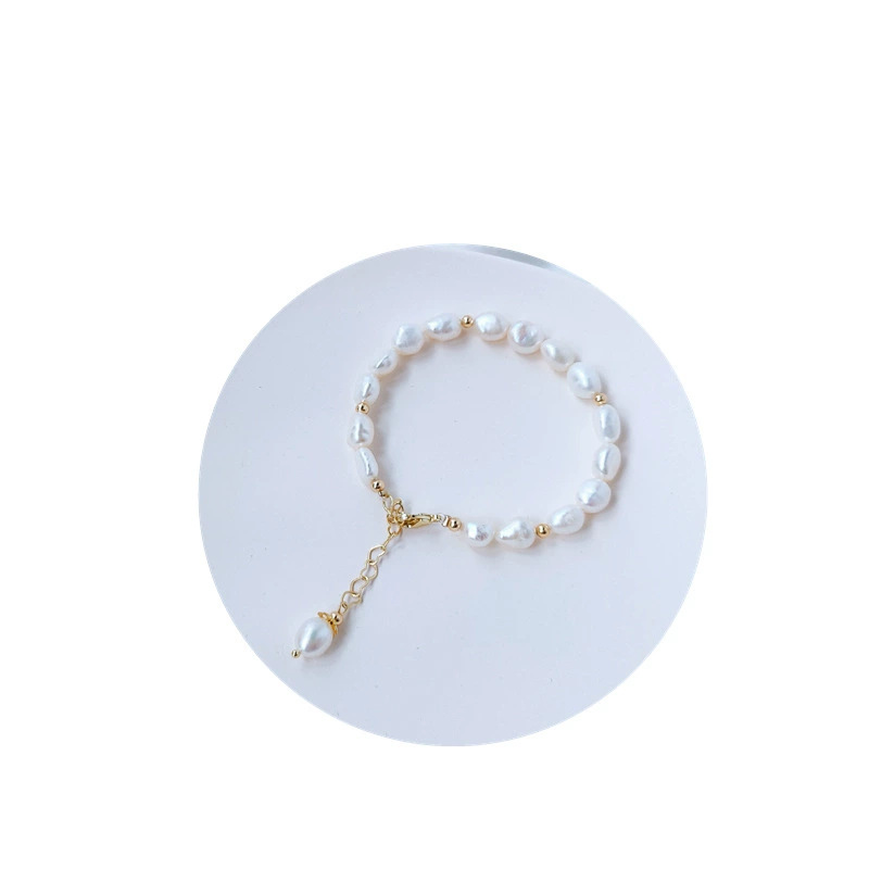 Vintage Light Retro Freshwater Pearl Bracelet Court Style Bracelet Hand Jewelry