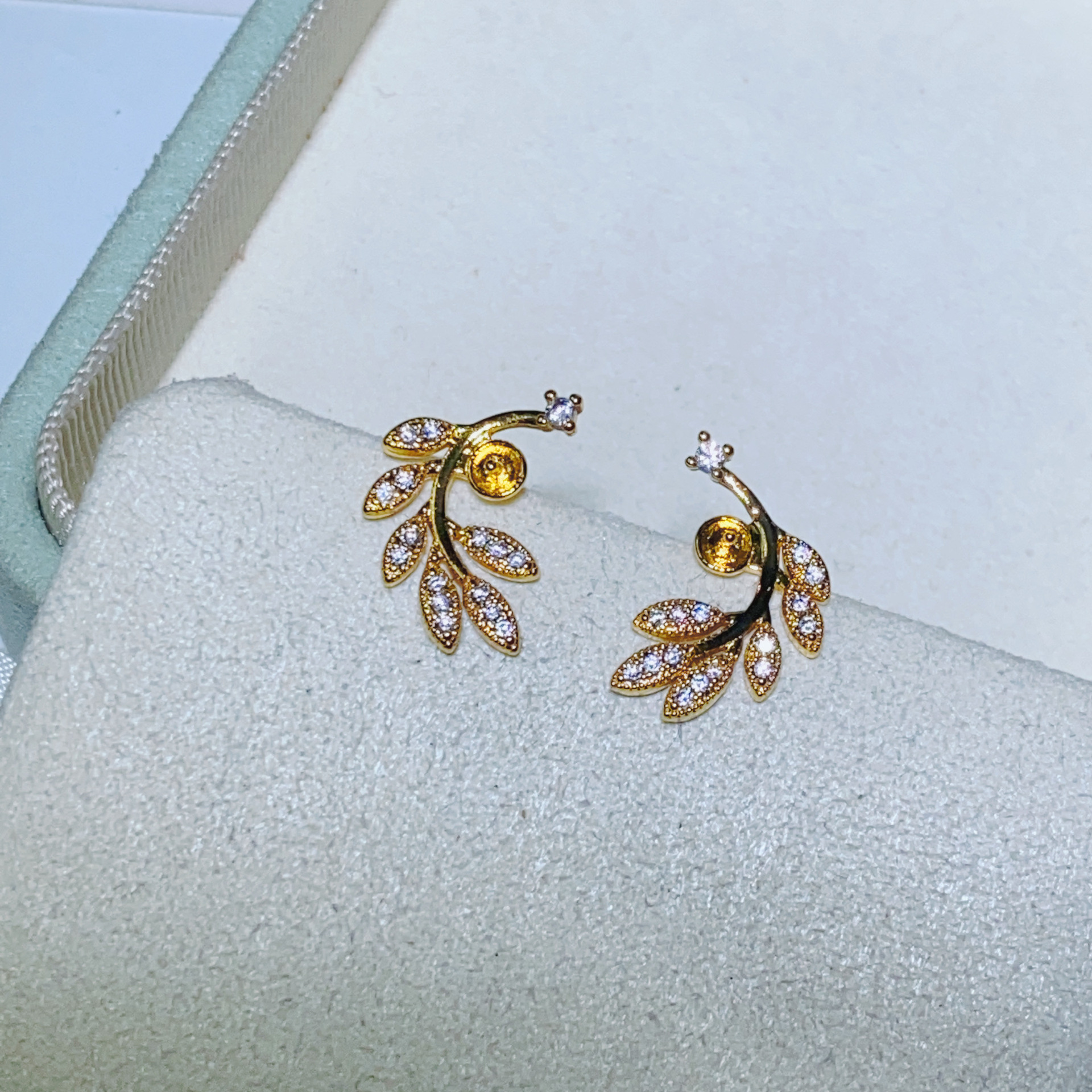 金色托（不含珠） · P1508金枝玉叶（6mm）