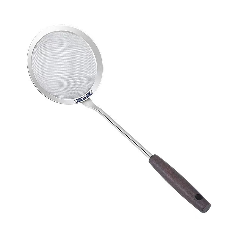 Stainless steel strainer filter mesh sieve kitchen household oil filter ultra-fine mesh deep-fry colander skimmer