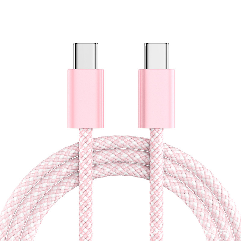 Type-C to Type-C 60W Data Cable for iPhone 15 16 Samsung Huawei Fast Charging Cable