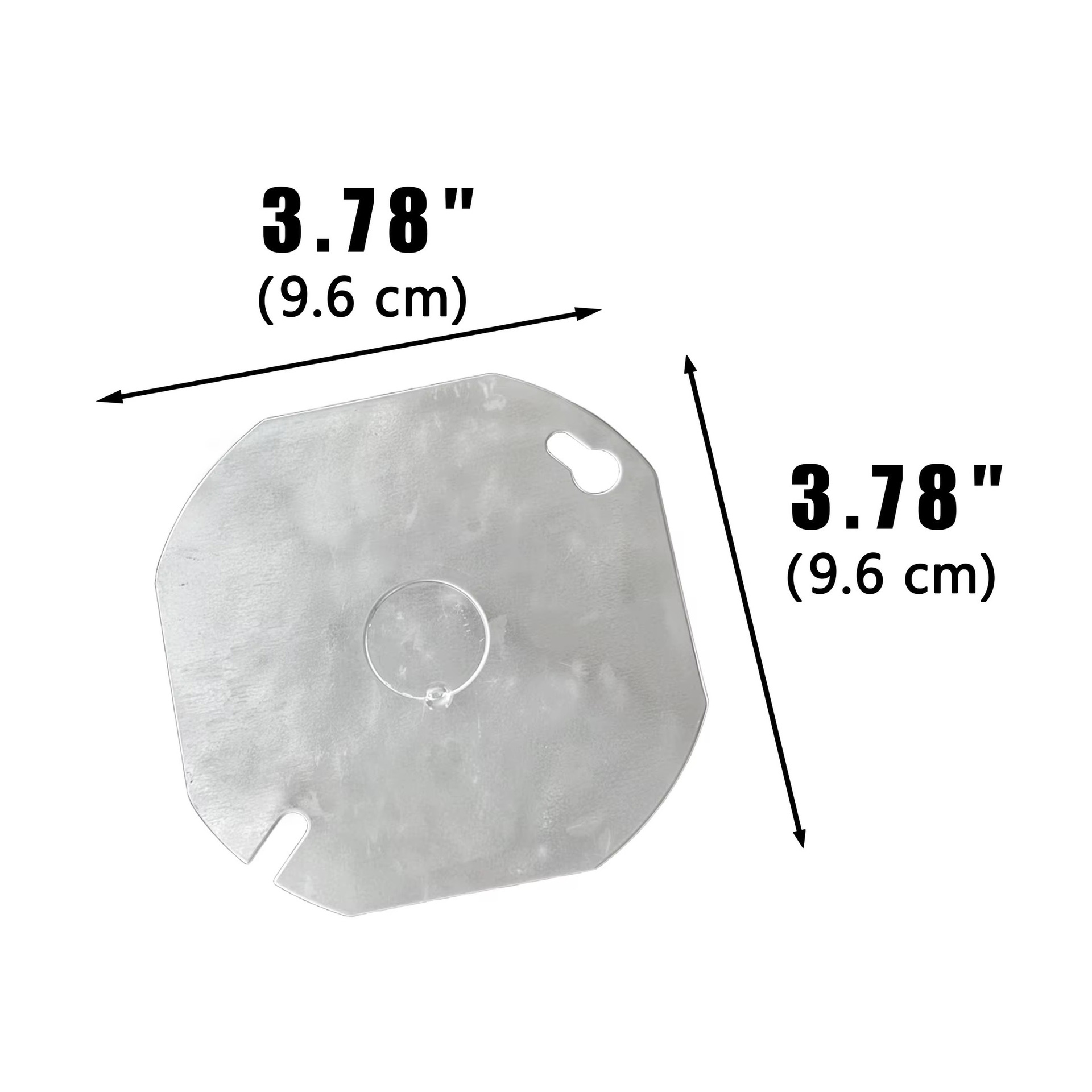 Octagonal box South American galvanized sheet American junction box, octagonal 4-inch deep 1.5-inch American standard bottom box, American standard