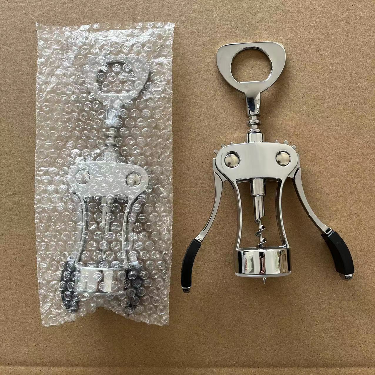 Red Wine Opener Stainless Steel Drill Zinc Alloy Wine European Style Wine Opener Simple Wing Type Butterfly