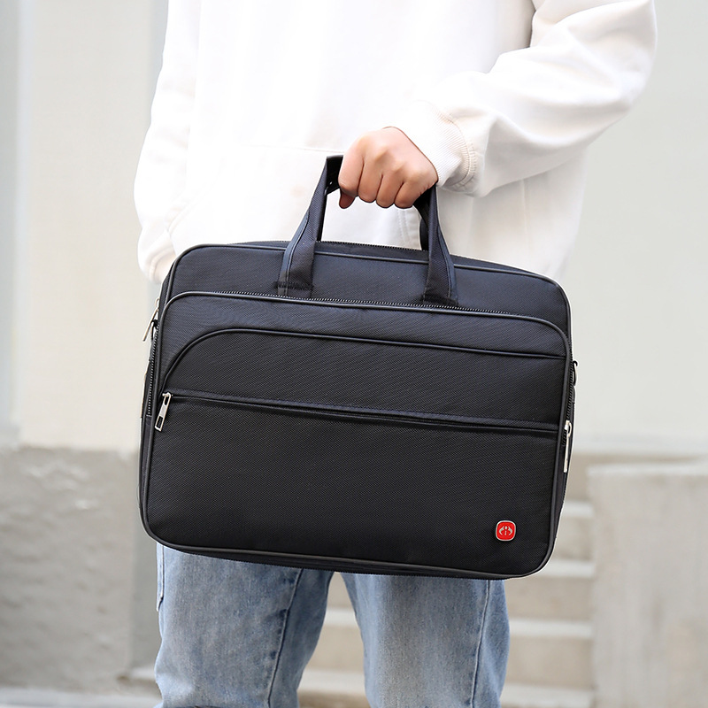 Laptop computer bag 15.6 inch single shoulder bag handbag large capacity multi-layer bag men and women bag business bag crossbody bag
