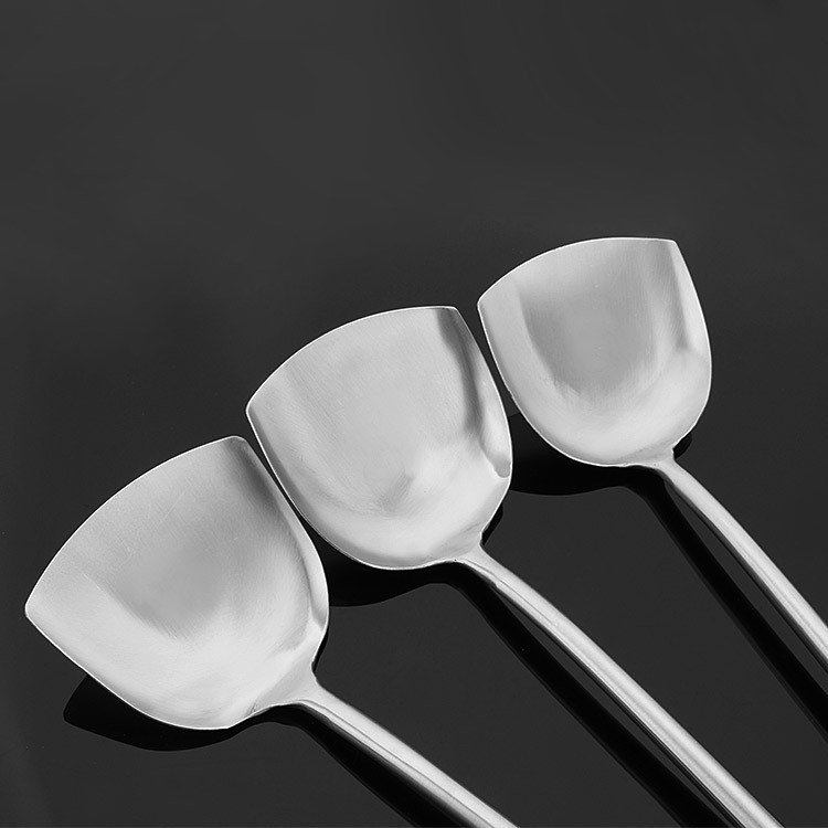 No.1 Thickened 201 Non-Magnetic Stainless Steel Spatula Frying Spoon Large Kitchen Utensils Kitchen Supplies Cooking Utensils