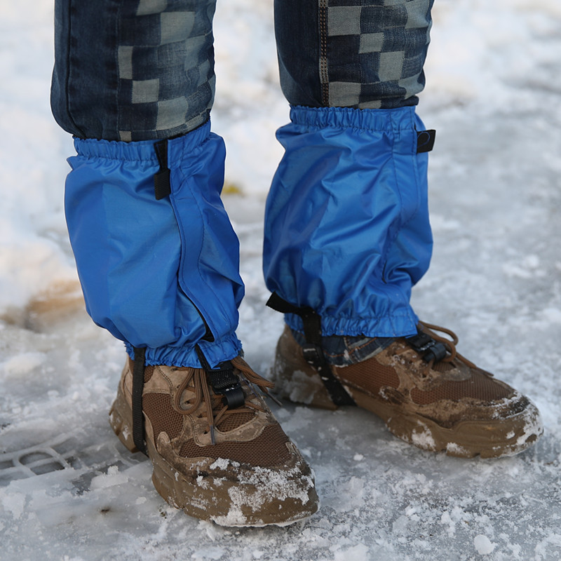 Outdoor Short Hiking Snow Gaiters Ski Gaiters Snow Town Snow Ground Waterproof Sand-Proof Foot Covers Shoe Covers Leg Gaiters Sand-Proof Gaiters