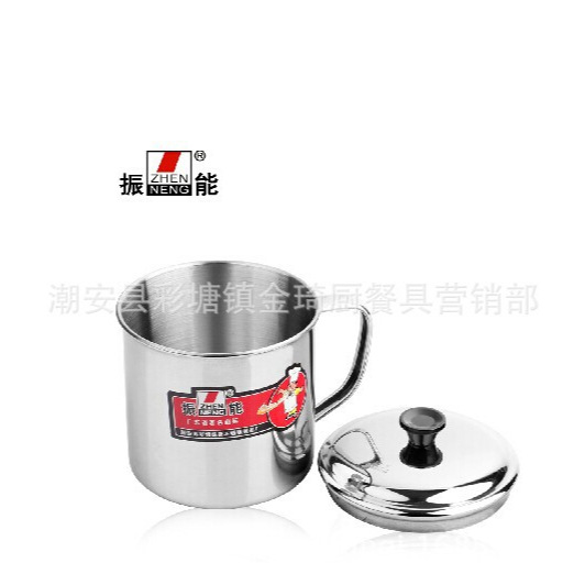 Zhenneng Stainless Steel Children's Cup Tea Cup Casual Cup Kindergarten Cup Staff Cup with Lid Casual Cup