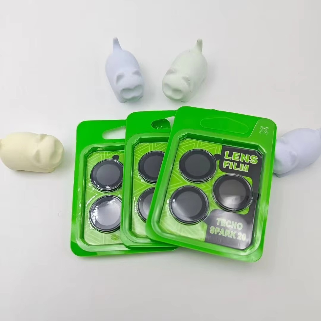 Easy to Install Lens Protective Film Applicable for Camon 50 Pro One Piece Green CD Pattern Lens Film