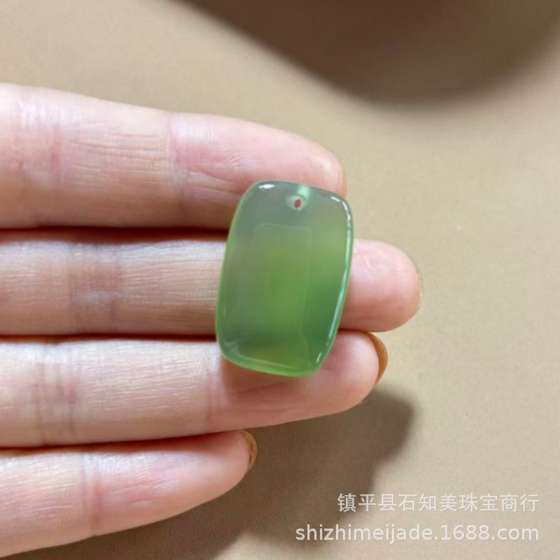 款2油青色小方牌约24*16*7mm