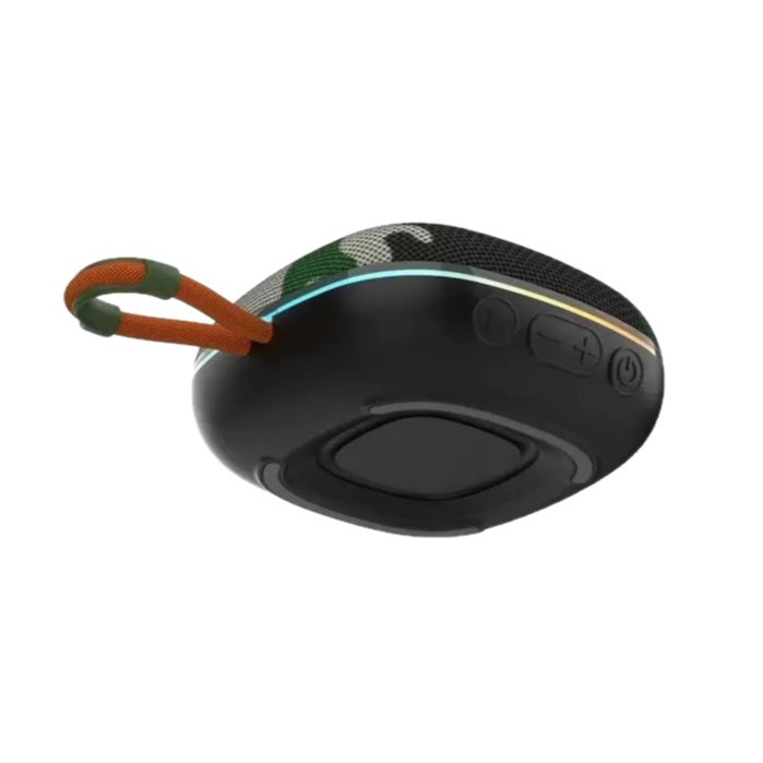 Fabric Bluetooth Speaker Outdoor Wireless Card Portable RGB Light Mini Subwoofer Gift Small Speaker