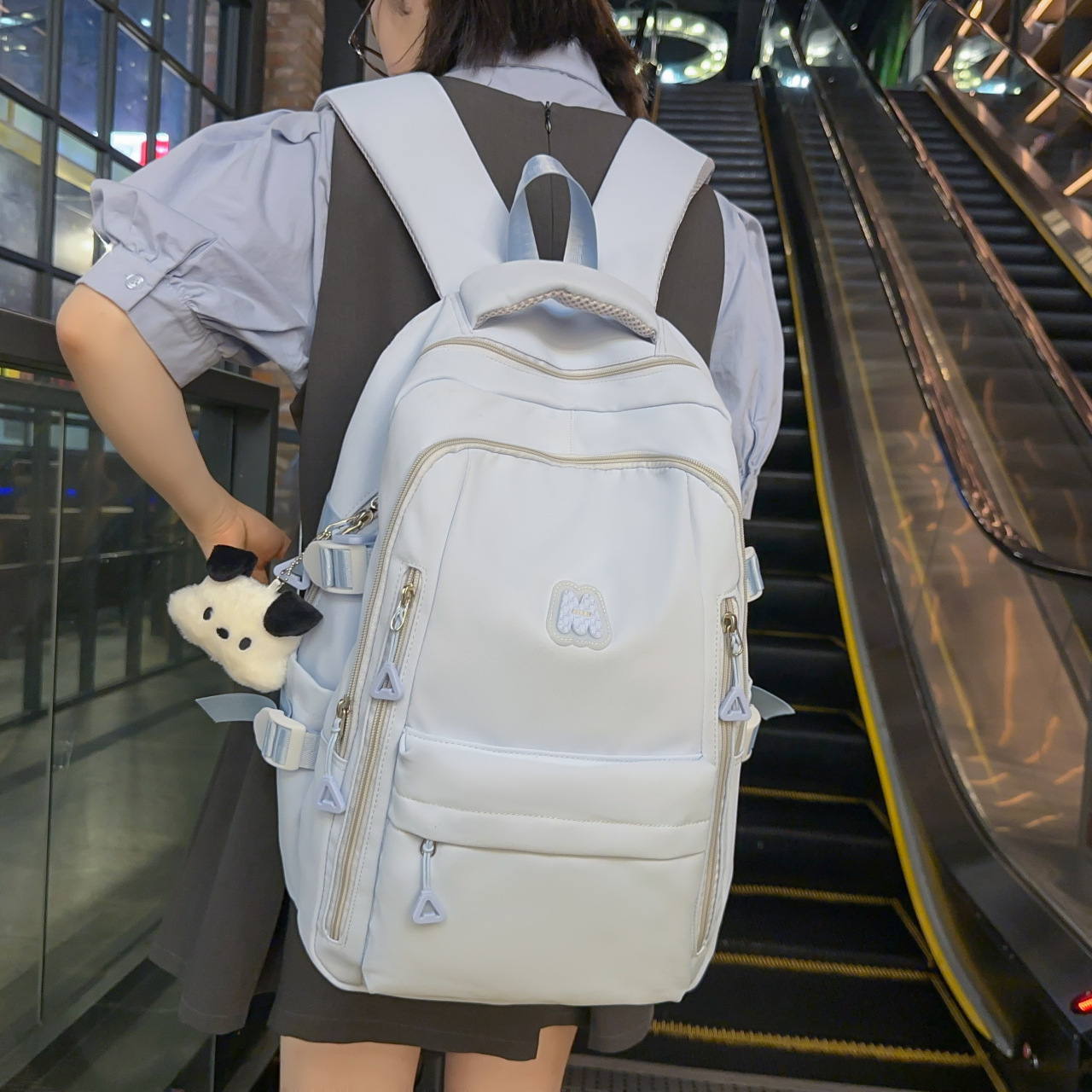 Primary and Secondary School Students Load-Reducing Spine-Protecting Schoolbag Large Capacity 2024 New for Boys and Girls
