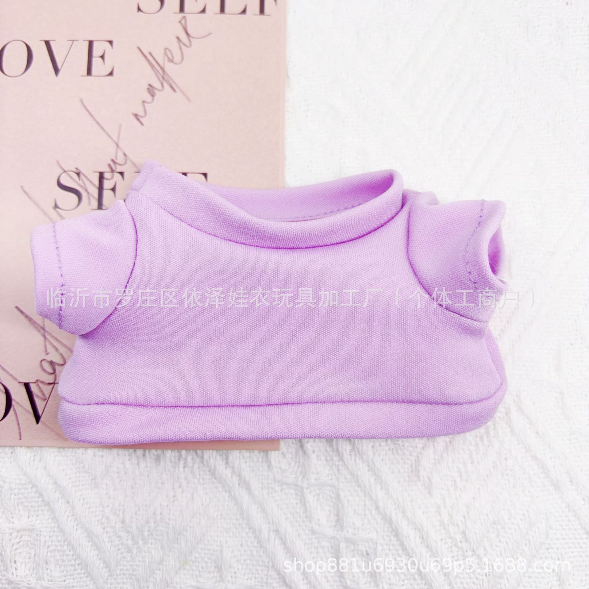 Doll Clothes 20cm Cotton Doll Clothes 23cm Plush T-shirt Toy Accessories Round Neck Top Short Sleeve