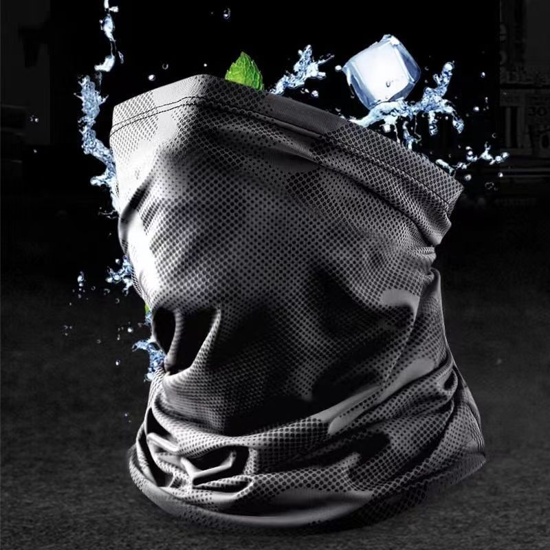 Men's Summer Ice Silk Arm Sleeves Extended Length and Width Loose Sun Protection Camouflage Arm Sleeves