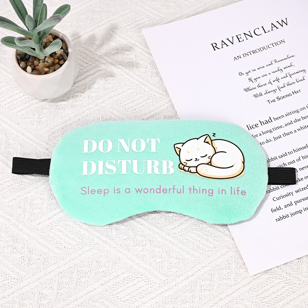 Eye care sleep sleep special cute cartoon light-blocking eye mask, children female students ice pack ice compress relieve eye fatigue