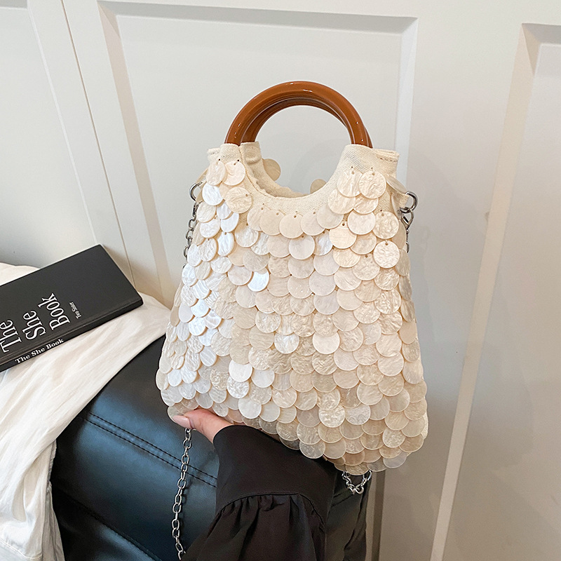 Women's new handmade shell bag niche fairy handbag evening bag