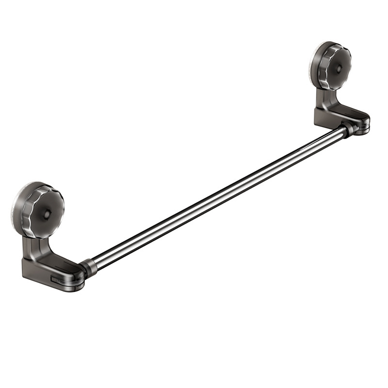 Suction cup telescopic towel bar suction cup rotatable corner towel rack shoe rack no-drilling bathroom storage rack